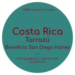Kopie von Barösta Kaffee - Costa Rica Tarrazú Palmichal lot  Micro-Mill Honey