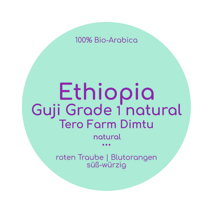 Barösta Ethiopia Guji Grade 1 Tero Farm Dimtu