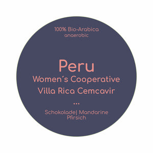 Barösta Kaffee - Peru Anaerobic Gr.1 Cemcavir Women´s Cooperative