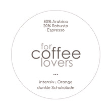 Espresso Abo Hausmischung Klassik-Bio Coffee Lovers